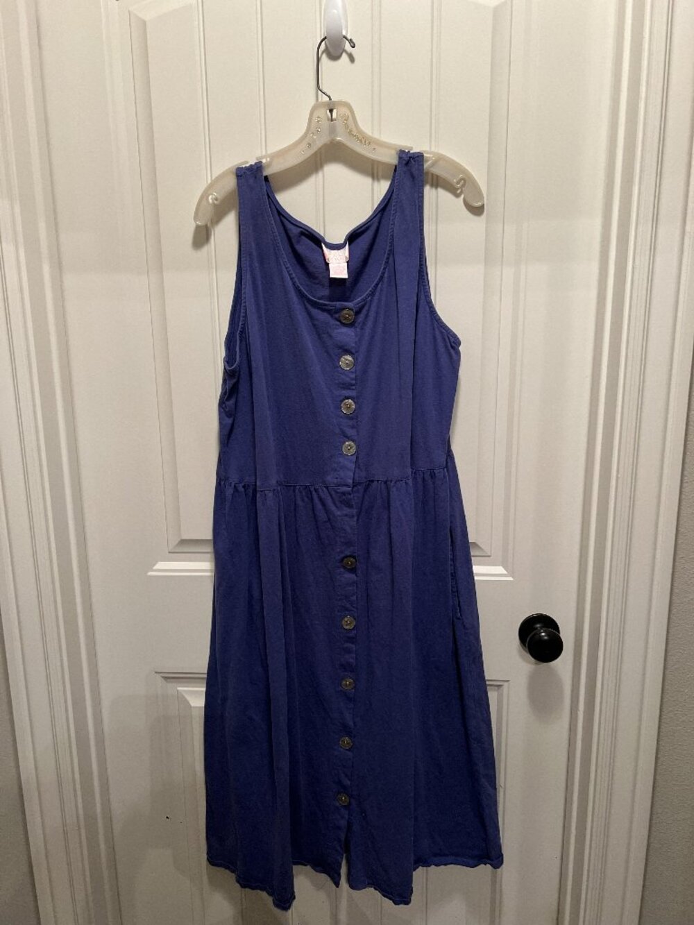 Just For Women Purple Corduroy Jumper 2X